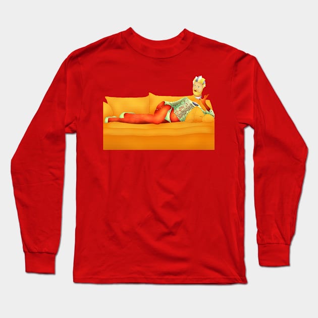 Couch Lloyd Long Sleeve T-Shirt by doublebeta